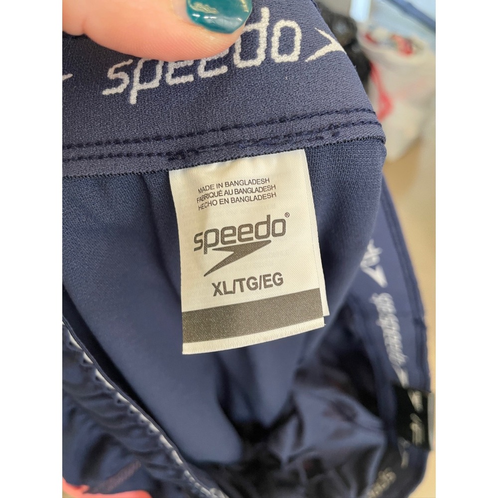 Speedo Men's Standard Swim Trunk Cupid Coral 4 way comfort stretch XL - Picture 8 of 10
